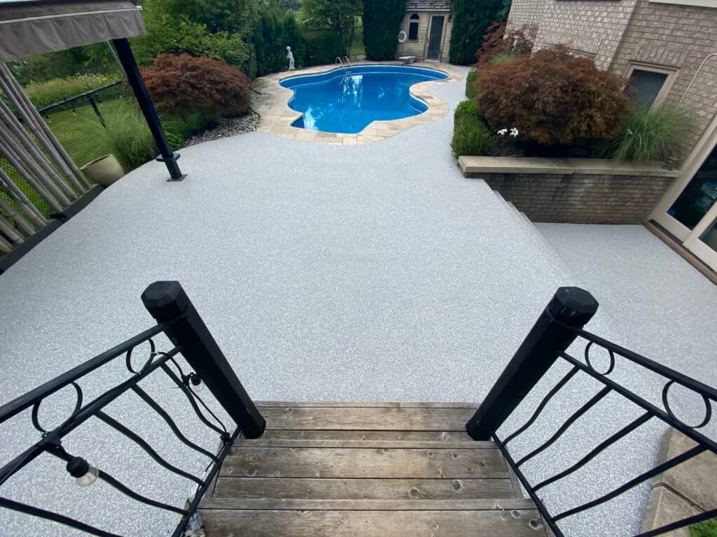 Rubaroc Canada rubber surfacing project in Ajax, Ontario